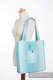 Shoulder bag made of wrap fabric (100% cotton) - BIG LOVE - ICE MINT - standard size 37cmx37cm #babywearing