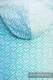 Ergonomic Carrier, Toddler Size, jacquard weave 100% cotton - BIG LOVE - ICE MINT - Second Generation #babywearing