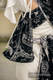 Sac à cordons en retailles d’écharpes (100 % coton) - CITY OF LOVE AT NIGHT - taille standard 32 cm x 43 cm #babywearing