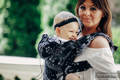 Mochila ergonómica, talla Toddler, jacquard 100% algodón - CITY OF LOVE AT NIGHT - Segunda generación #babywearing