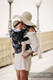 Mochila ergonómica, talla bebé, jacquard 100% algodón - CITY OF LOVE AT NIGHT - Segunda generación #babywearing