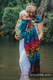 Ringsling, Jacquard Weave (100% cotton) - SWALLOWS RAINBOW DARK - long 2.1m #babywearing