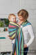 Bandolera de anillas - 60% algodón, 40% viscosa de bambú - sarga cruzada, con plegado simple - TWILIGHT - long 2.1m #babywearing