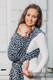 Basic Line Baby Sling - HEMATITE, Jacquard Weave, 100% cotton, size XS #babywearing