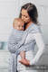 Basic Line Baby Sling - PEARL, Jacquard Weave, 100% cotton, size XS #babywearing