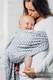 Chusta kółkowa do noszenia dzieci - PERŁA, splot żakardowy - bawełniana - ramię bez zakładek - long 2.1m (drugi gatunek) #babywearing