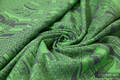 Baby Wrap, Jacquard Weave (100% cotton) - Cats Purple&Green - size L #babywearing