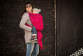 Baby Wrap, Jacquard Weave (100% cotton) - Cats Purple&Red - size L #babywearing