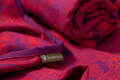 Baby Wrap, Jacquard Weave (100% cotton) - Cats Purple&Red - size L #babywearing