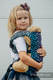 Puppentragehilfe, hergestellt vom gewebten Stoff (100% Baumwolle) - TRINITY COSMOS (grad B) #babywearing