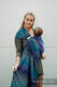 Żakardowa chusta kółkowa do noszenia dzieci, bawełna, ramię bez zakładek - TRINITY KOSMOS - long 2.1m #babywearing