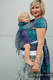 WRAP-TAI Tragehilfe Toddler mit Kapuze/ Jacquardwebung / 100% Baumwolle / TRINITY COSMOS (grad B) #babywearing