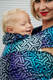 WRAP-TAI Tragehilfe Toddler mit Kapuze/ Jacquardwebung / 100% Baumwolle / TRINITY COSMOS (grad B) #babywearing