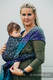 Baby Wrap, Jacquard Weave (100% cotton) - TRINITY COSMOS - size M (grade B) #babywearing