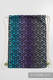 Mochila portaobjetos hecha de tejido de fular (100% algodón) - TRINITY COSMOS - talla estándar 32cmx43cm #babywearing