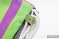 Sackpack made of wrap fabric (100% cotton) - ZUMBA BLUE- standard size 32cmx43cm (grade B) #babywearing