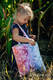 Sac à bandoulière en retailles d’écharpes (100 % coton) - SWALLOWS RAINBOW LIGHT  #babywearing