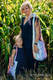 Hobo Bag made of woven fabric, 100% cotton - SWALLOWS RAINBOW LIGHT #babywearing