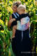 Nosidło Klamrowe ONBUHIMO z tkaniny żakardowej (100% bawełna), rozmiar Standard - JASKÓŁKI TĘCZOWE LIGHT  #babywearing