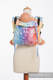 Nosidło Klamrowe ONBUHIMO z tkaniny żakardowej (100% bawełna), rozmiar Toddler - JASKÓŁKI TĘCZOWE LIGHT  #babywearing