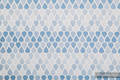 RAINDROPS BABY BLUE, fabric quarters, jacquard, size 50cm x 70cm #babywearing