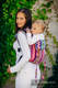 Nosidło Klamrowe ONBUHIMO splot jodełkowy (100% bawełna), rozmiar Toddler - MAŁA JODEŁKA MALINOWY OGRÓD  #babywearing