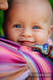 WRAP-TAI carrier Toddler with hood/ herringbone twill / 100% cotton / LITTLE HERRINGBONE RASPBERRY GARDEN  #babywearing