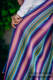 Baby Wrap, Herringbone Weave (100% cotton) - LITTLE HERRINGBONE RASPBERRY GARDEN - size XL #babywearing