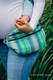 Riñonera hecha de tejido de fular, talla grande (100% algodón) - LITTLE HERRINGBONE AMAZONIA #babywearing