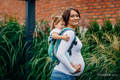 Nosidło Klamrowe ONBUHIMO splot jodełkowy (100% bawełna), rozmiar Toddler - MAŁA JODEŁKA AMAZONIA  #babywearing