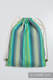 Sackpack made of wrap fabric (100% cotton) - LITTLE HERRINGBONE AMAZONIA - standard size 32cmx43cm #babywearing