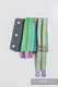 Drool Pads & Reach Straps Set, (60% cotton, 40% polyester) - LITTLE HERRINGBONE AMAZONIA #babywearing