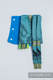 Drool Pads & Reach Straps Set, (60% cotton, 40% polyester) - GALLOP BLACK & TURQUOISE #babywearing