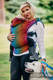 Ergonomische Tragehilfe, Größe Baby, Jacquardwebung, 100% Baumwolle - BIG LOVE RAINBOW DARK - Zweite Generation #babywearing