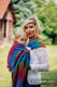 Żakardowa chusta kółkowa do noszenia dzieci, bawełna - BIG LOVE TĘCZA DARK - long 2.1m #babywearing