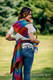 WRAP-TAI carrier Mini with hood/ jacquard twill / 100% cotton / BIG LOVE RAINBOW DARK #babywearing