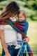Żakardowa chusta do noszenia dzieci, bawełna - BIG  LOVE TĘCZA DARK - rozmiar M #babywearing