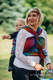 Żakardowa chusta do noszenia dzieci, bawełna - BIG TĘCZA DARK - rozmiar L #babywearing