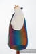 Hobo Tasche, hergestellt vom gewebten Stoff (100% Baumwolle) - BIG LOVE RAINBOW DARK  #babywearing