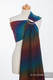 Ringsling, Jacquard Weave (100% cotton) with gathered shoulder - BIG LOVE RAINBOW DARK - standard 1.8m #babywearing