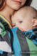 Ergonomische Tragehilfe, Gr. Baby, Kreuzköper-Bindung, 100% Baumwolle - NIGHT - zweite Generation #babywearing