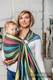Ring Sling - 100% Cotton - Broken Twill Weave - with gathered shoulder - Night #babywearing