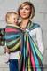 Ring Sling, Broken Twill Weave (40% bamboo + 60% cotton) - Twilight, with gathered shoulder #babywearing