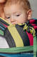 WRAP-TAI carrier Mini, broken-twill weave - 100% cotton - with hood, NIGHT #babywearing