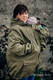 Parka Babywearing Coat - size 5XL - Khaki & Diamond Plaid #babywearing