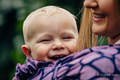 WRAP-TAI Tragehilfe Mini mit Kapuze/ Jacquardwebung / 100% Baumwolle / JOYFUL TIME WITH YOU  #babywearing