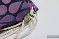 Sac à cordons en retailles d’écharpes (100% coton) - JOYFUL TIME WITH YOU - taille standard 32 cm x 43 cm #babywearing