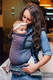 Mochila LennyUp, talla estándar, tejido jaquard 100% algodón - conversión de fular BIG LOVE SAPPHIRE #babywearing
