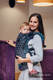 Mochila LennyUp, talla estándar, tejido jaquard 100% algodón - conversión de fular TRINITY COSMOS #babywearing