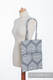 Einkaufstasche, hergestellt aus gewebtem Stoff (100% Baumwolle) - FOLK HEARTS #babywearing